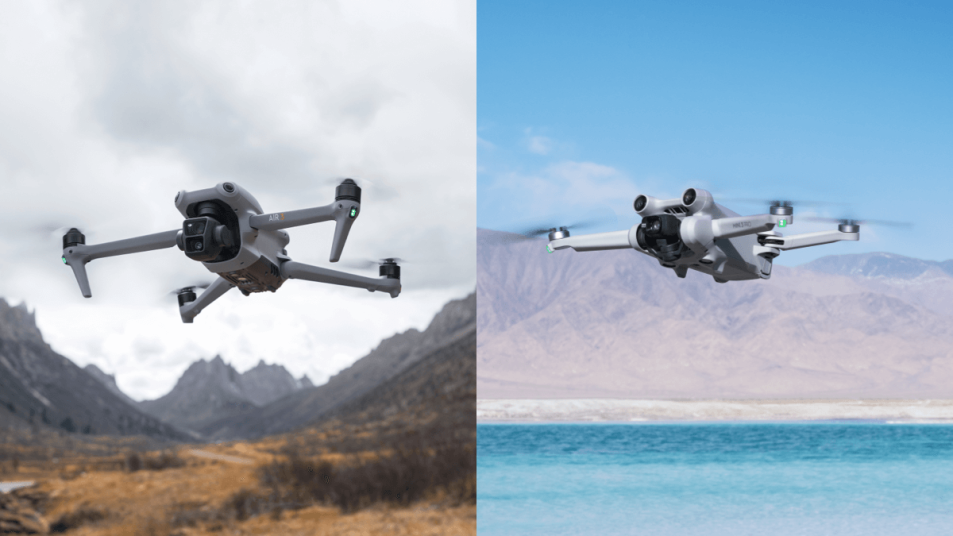 Air 3 в сравнении с Mini 3 Pro