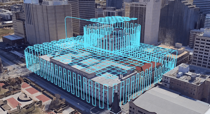 Создание цифровых двойников с помощью дронов.