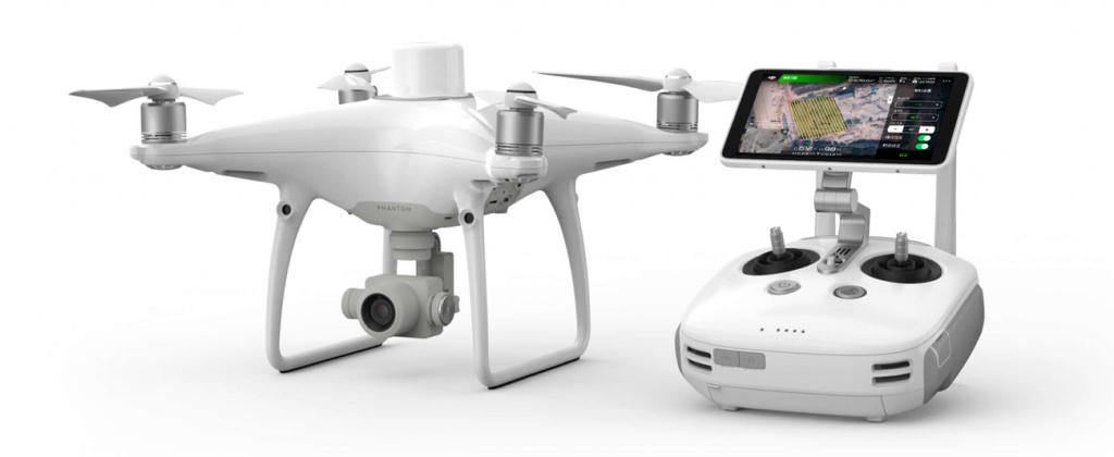 Квадрокоптер с Мобильной станцией DJI Phantom 4 RTK + D-RTK 2 Mobile Station Combo