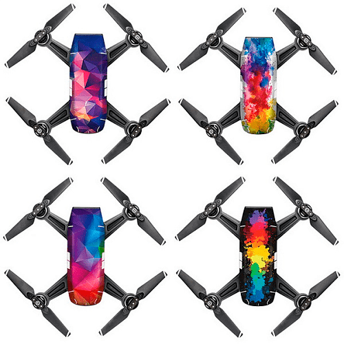 Набор наклеек DJI Skin for Spark 4 pack (D3/D5/D6/CA4) 