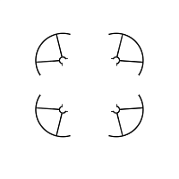 Защита пропеллеров DJI Propeller Guards for Tello (Part3) 