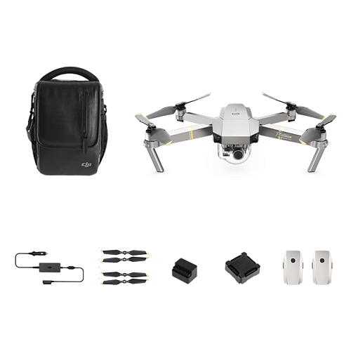 Квадрокоптер DJI Mavic PRO PLATINUM Fly more Combo 