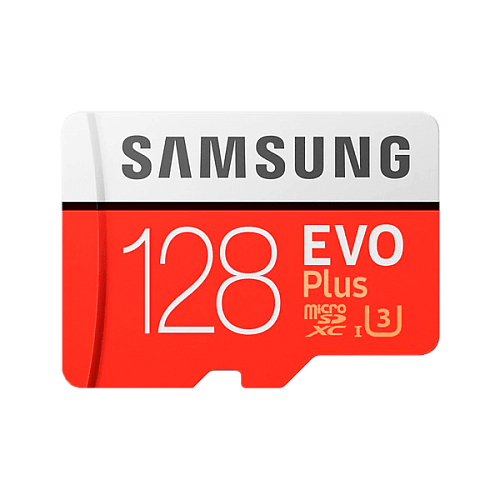 Карта памяти Samsung microSDXC EVO Plus 128GB 90MB/s + SD adapter (MB-MC128GA/RU) 